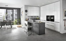 Nobilia North America Novalux, Alpine White High Gloss 0