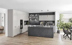Nobilia North America Novalux, Satin Grey High Gloss 0
